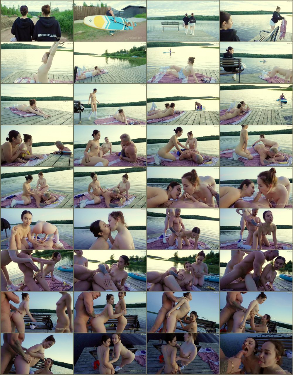 [AnalVids.com, LegalPorno.com] Eveline, Nicole Murkovski - Two Girls Took Their Clothes Off On The Lake. A Passing Surfer Had Sex In The Open Air (2025) 